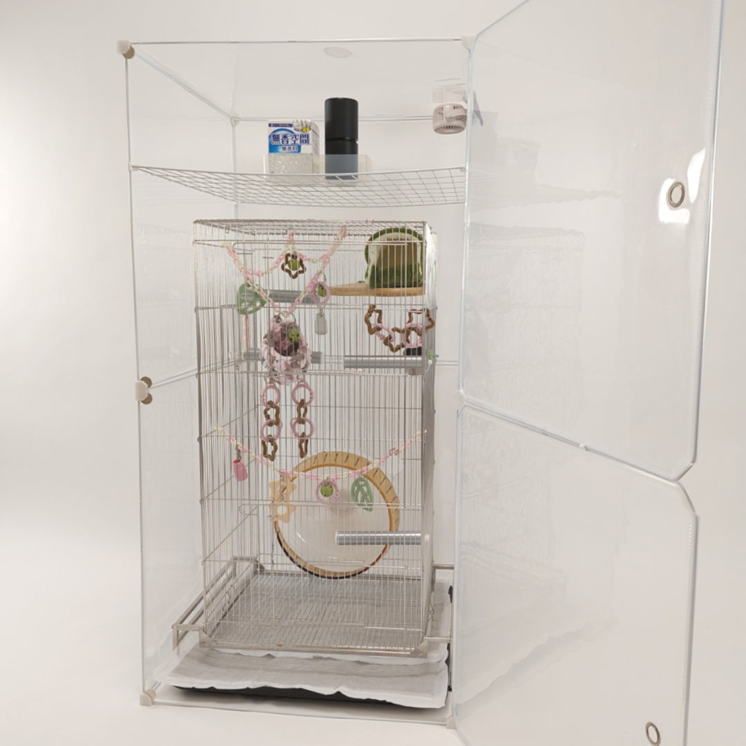 91cm,10秒掃除,ステンレスのモモンガケージ,日本初のトレー洗い不要