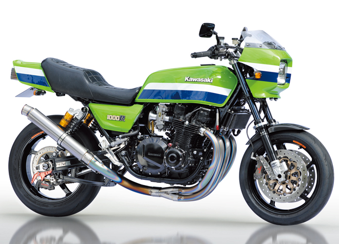 Z1000J/R 4in1 手曲げチタンEXマフラー | NOBLEST