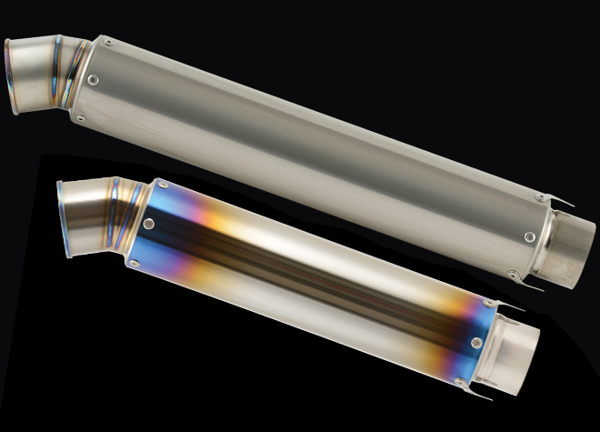 ストレイトチタンサイレンサー V-2 φ85 320mm/420mm | NOBLEST