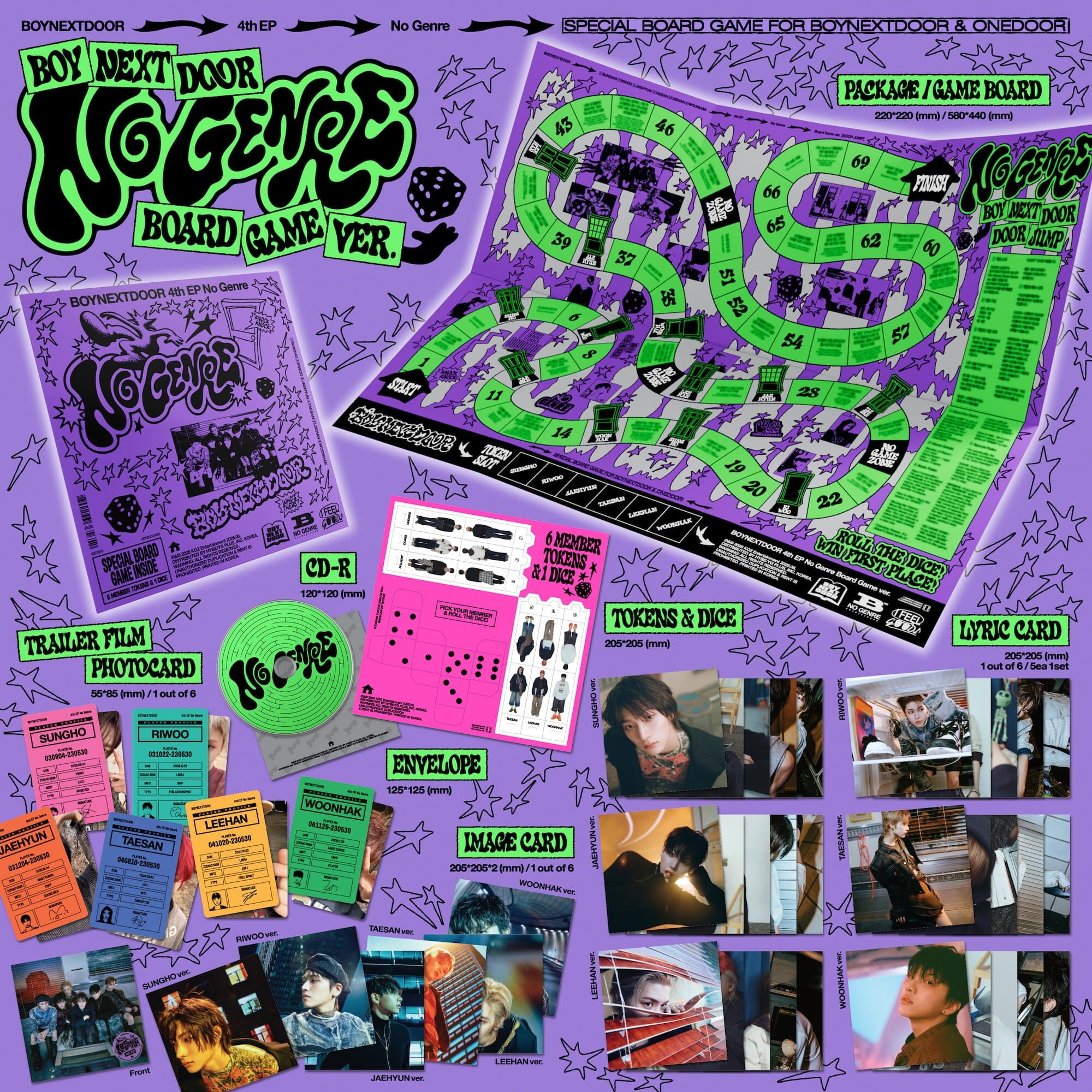 BOYNEXTDOOR - NO GENRE (BOARD GAME VER.)