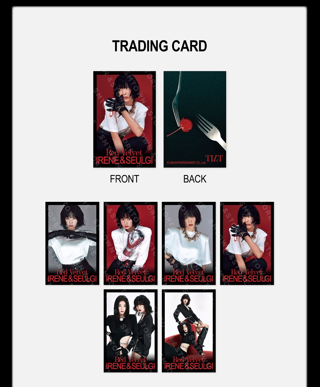 IRENE & SEULGI (RED VELVET) - RANDOM TRADING CARD (TILT)
