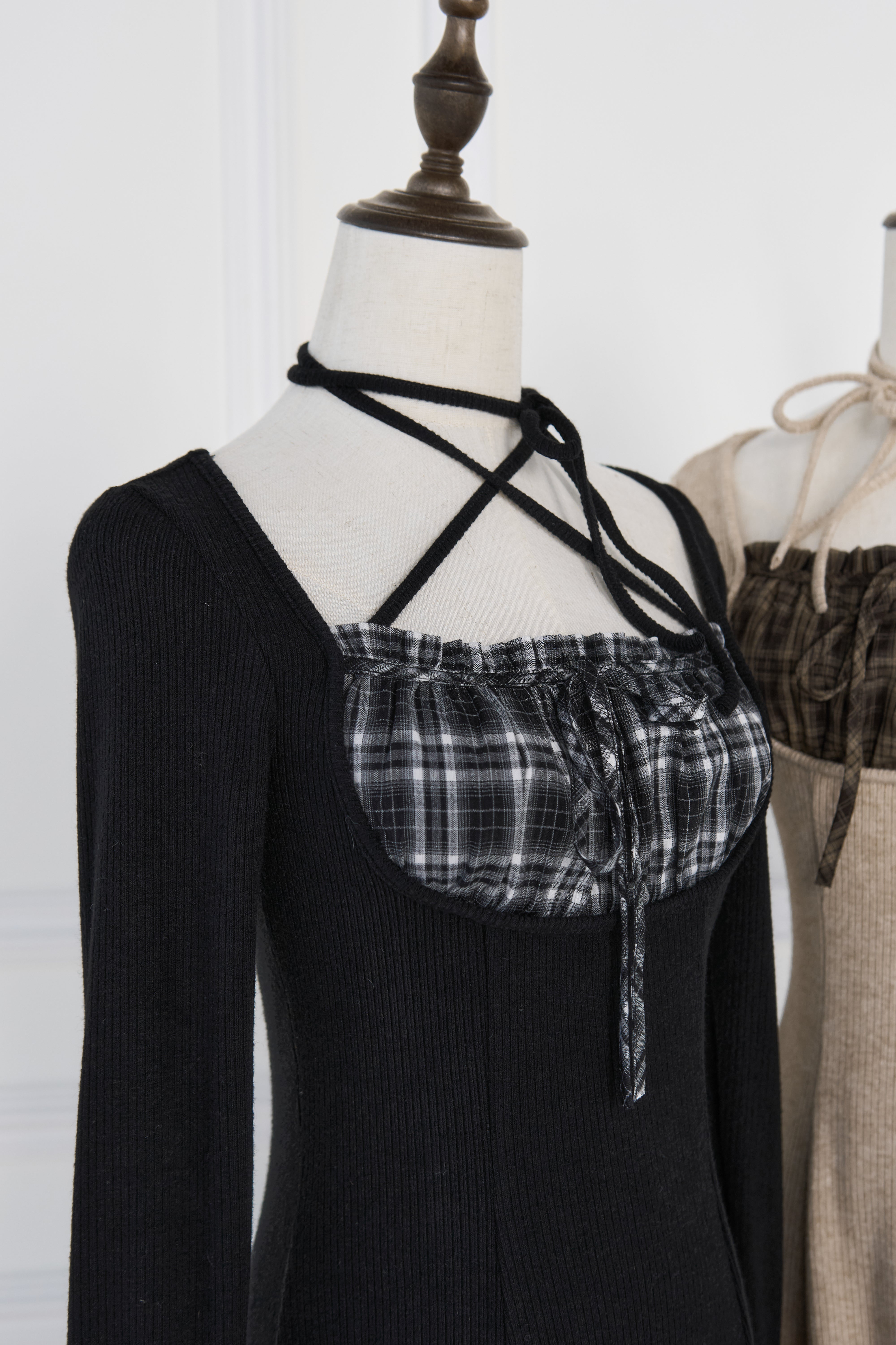 BunnyLis:リボンオフショルダーニットトップス – NoGenki