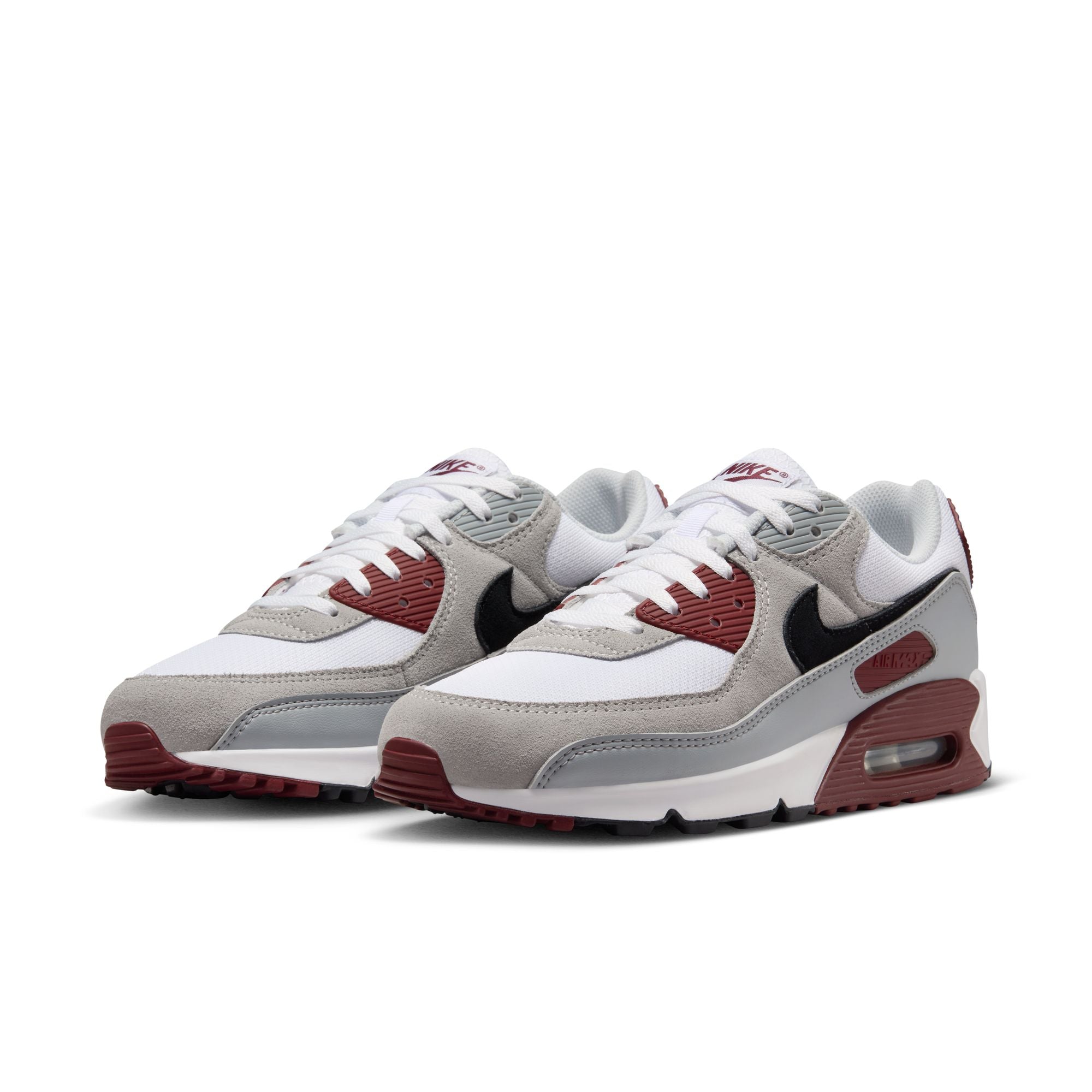 Nike - Men - Air Max 90 - White/Red/Platinum – Nohble