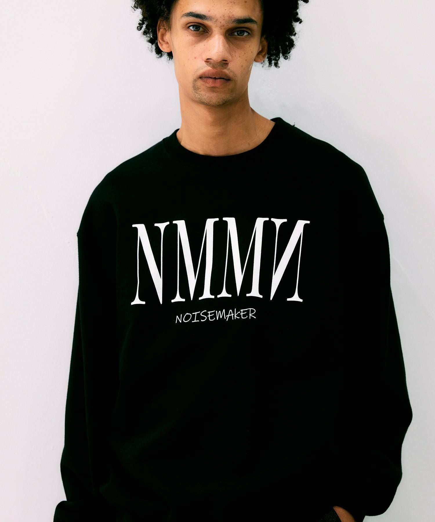 NMMNオーバーサイズスウェット*ブラック*＜NMA3-UT30M＞ | NOISE MAKER