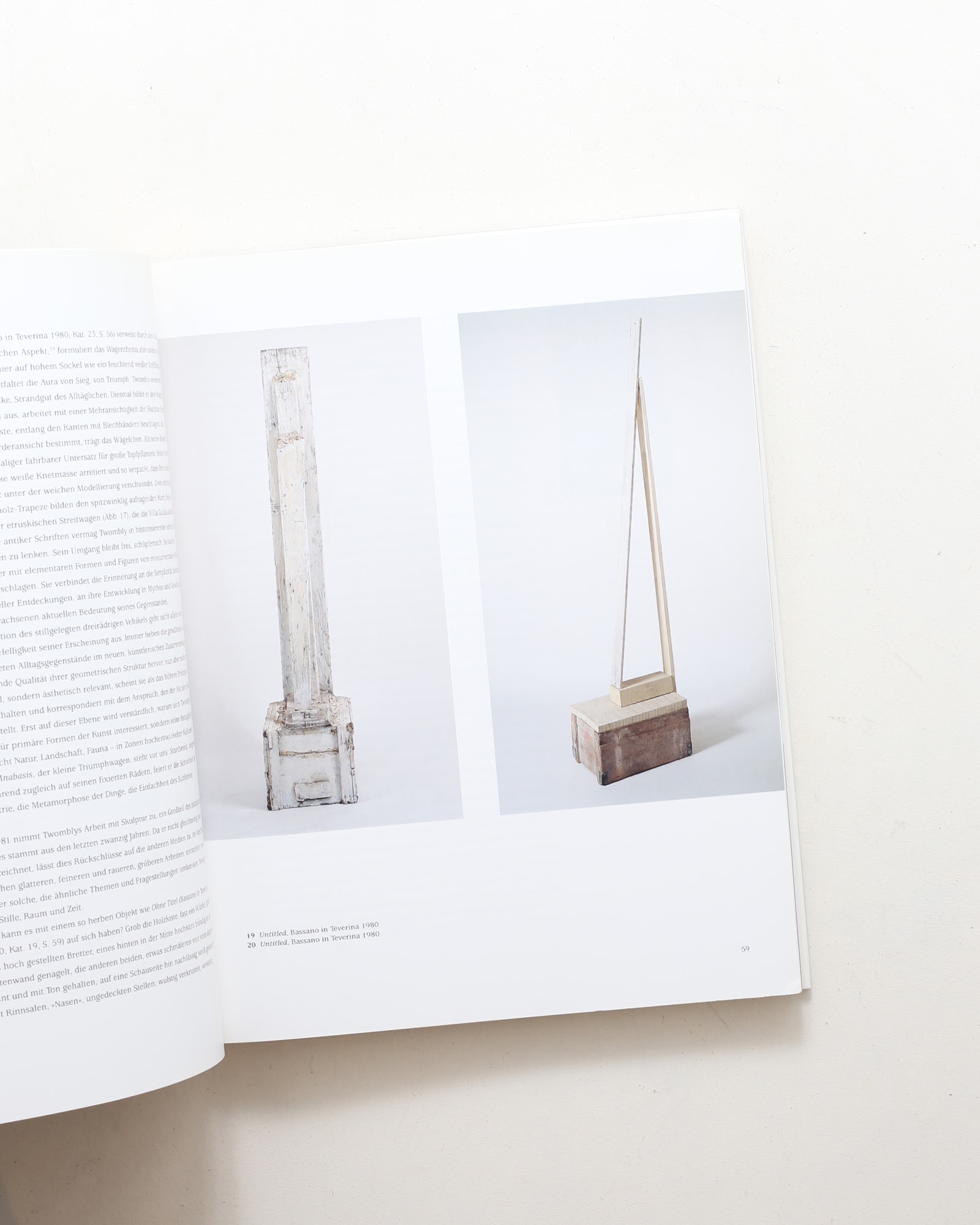 Cy Twombly: Die Skulptur the Sculpture | nostos books ノストスブックス