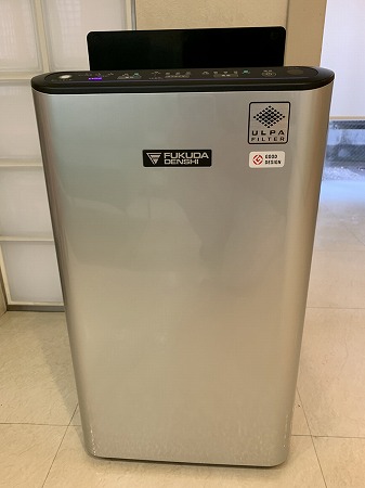 感染症対策のための空気清浄除菌脱臭装置の導入 - 患者様ページ