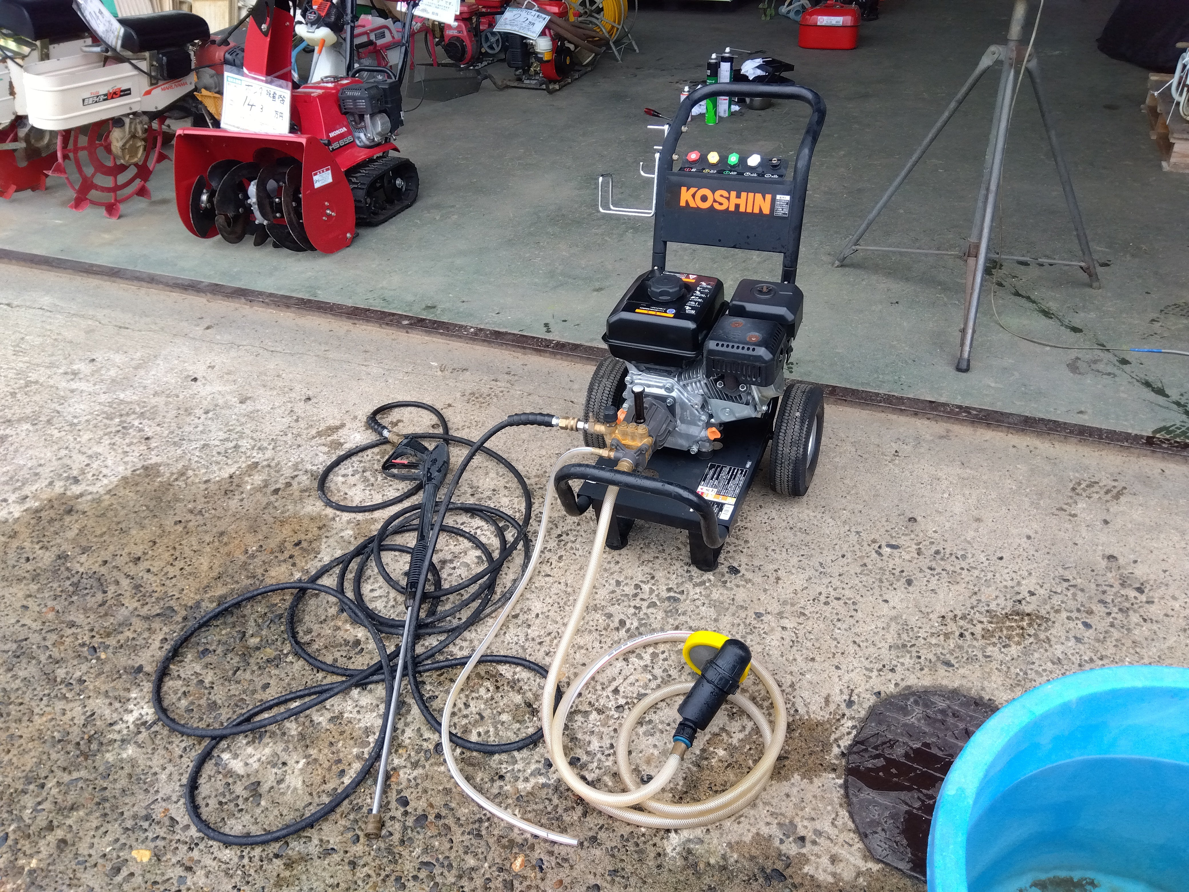 工進 中古 高圧洗浄機 JCE-1408UDX – 農キング