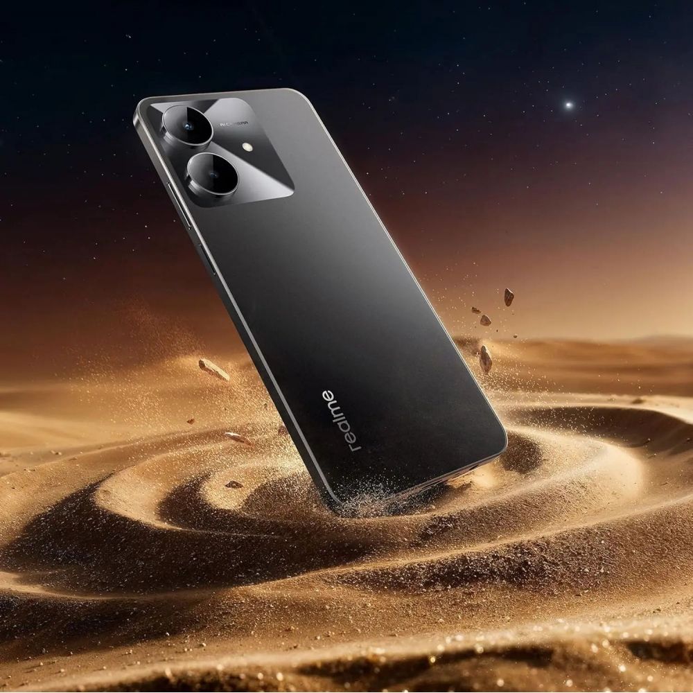 Celular Realme Note 60X Preto 128/4GB Tela 6.7 Câmera 8MP Selfie 5MP