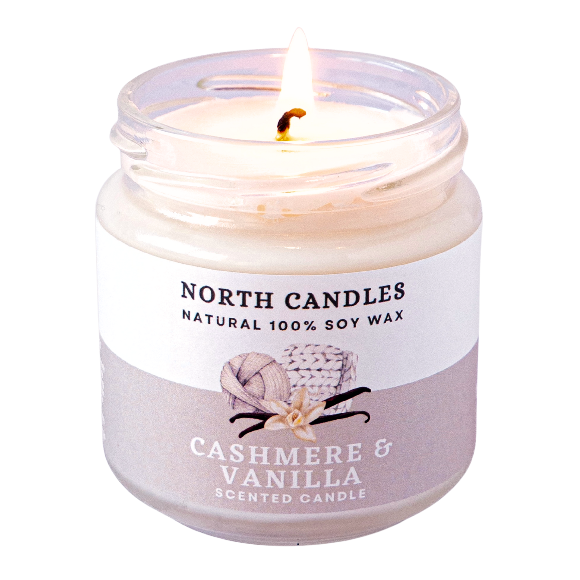 バニラ＆カシミア ビンキャンドル – North Candles