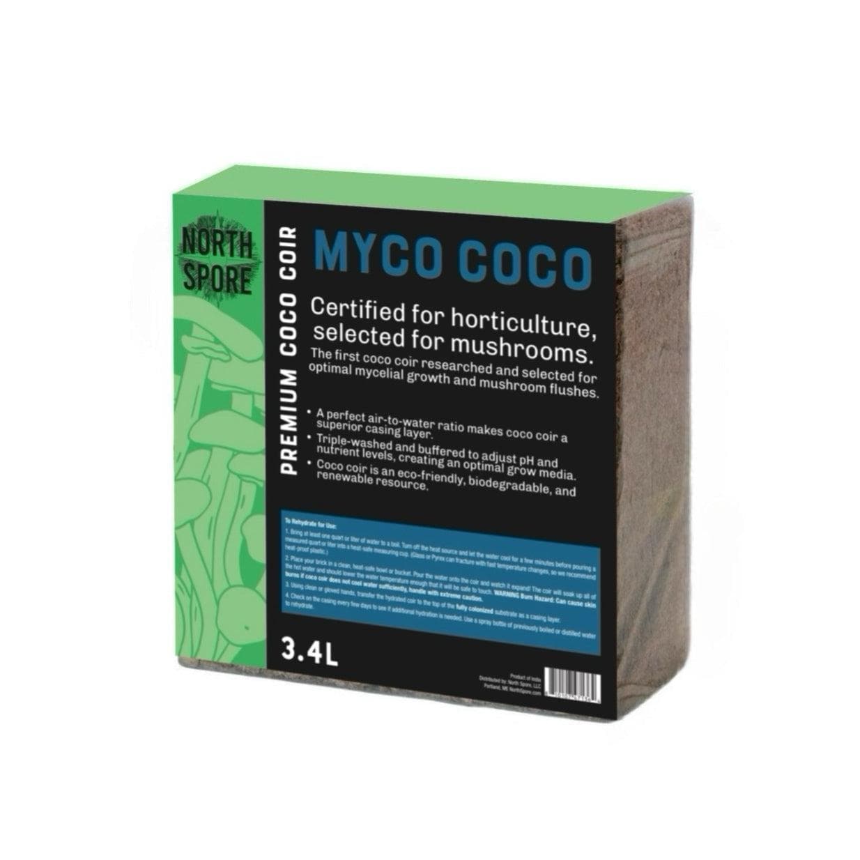 Myco Coco' Compressed Coco Coir Substrate & Casing Layer – North Spore