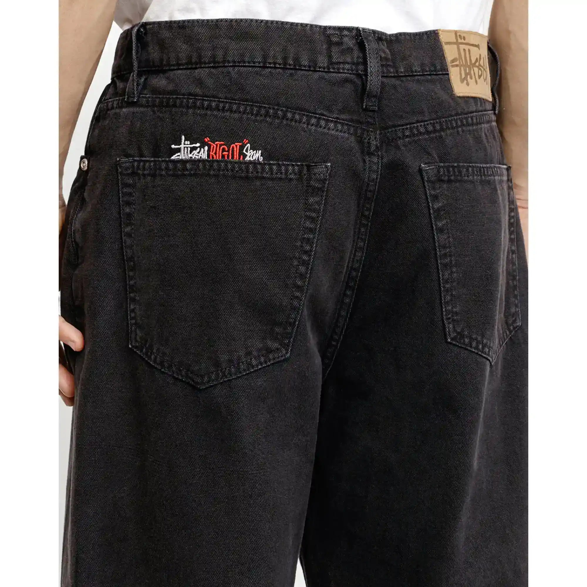 Stussy Big Ol Jean Washed Canvas, black – Norwood