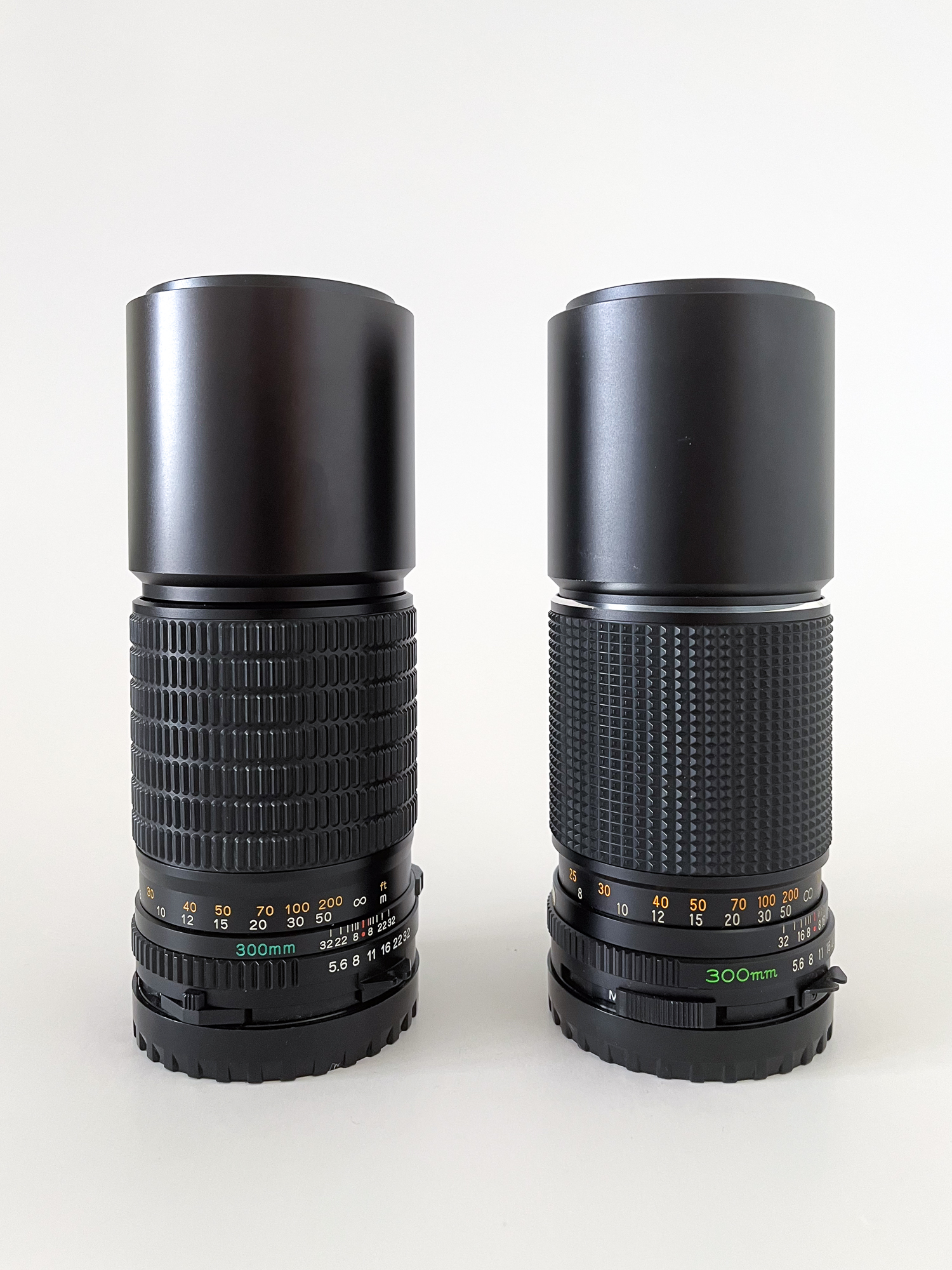 Mamiya 645 300mm f5.6 on Hasselblad X2D: ULD vs. Sekor C versions