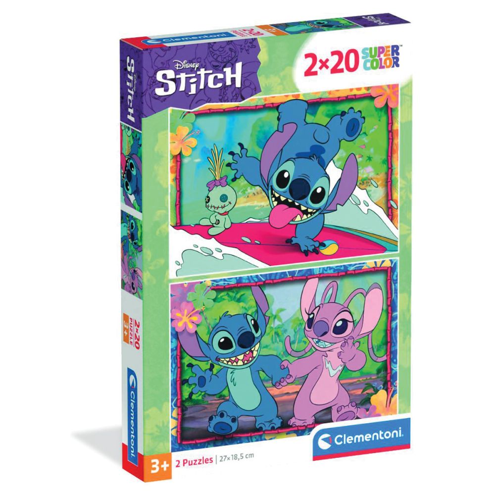 Puzzle Clementoni, Disney Stitch, 2 x 20 piese | Noriel