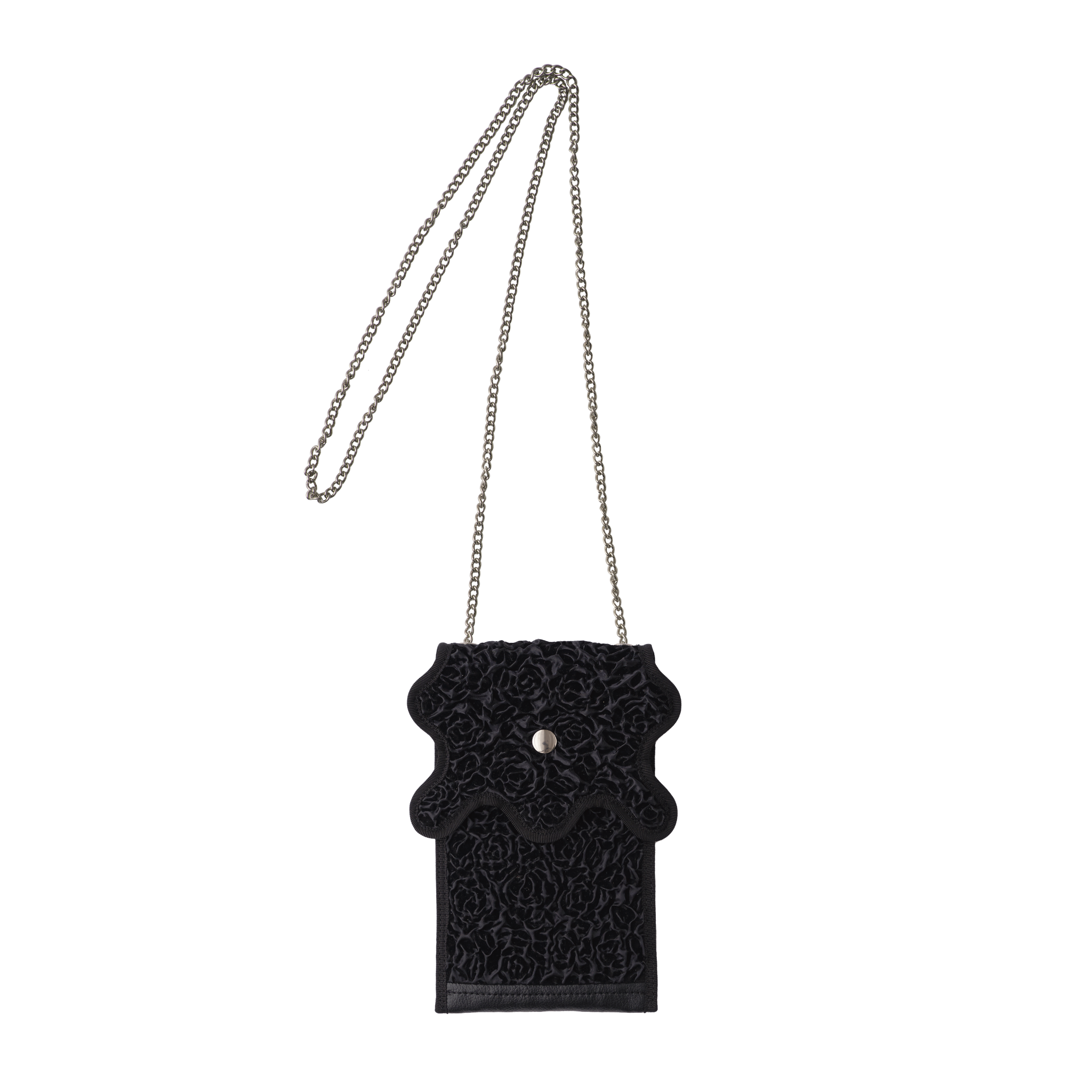 wave phone holder / silver – nori enomoto