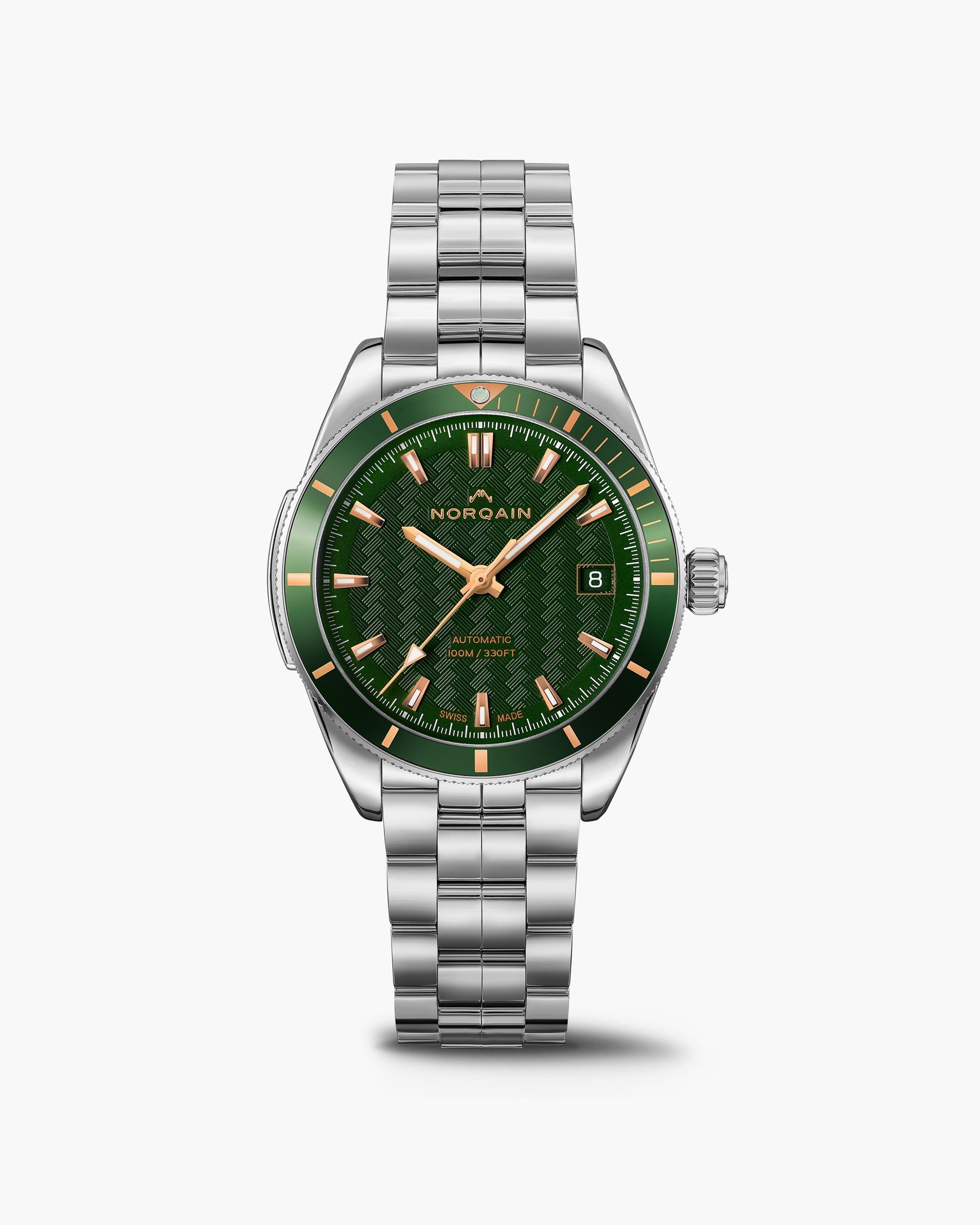 Adventure 37mm Green | NORQAIN Swiss Made Watches - NORQAIN