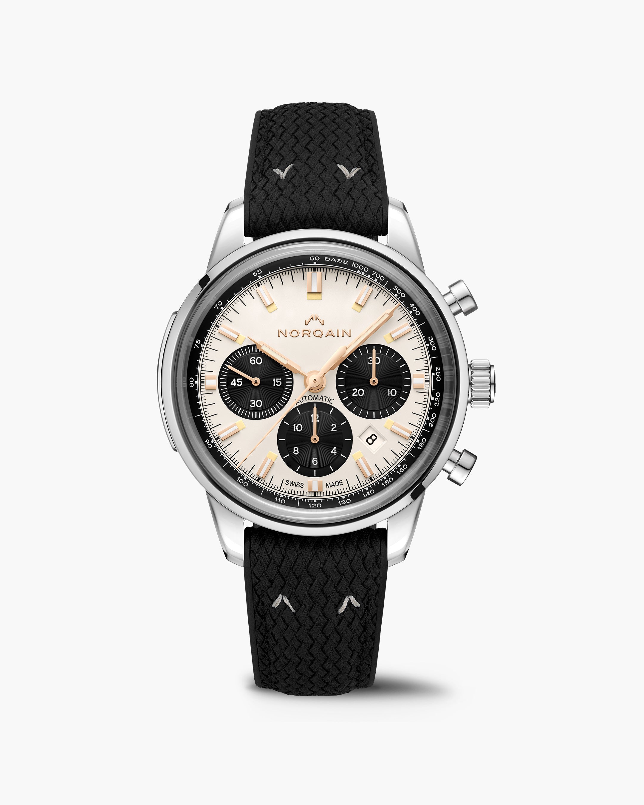 Freedom 60 Chrono 43mm Off White | NORQAIN Swiss Made Watches