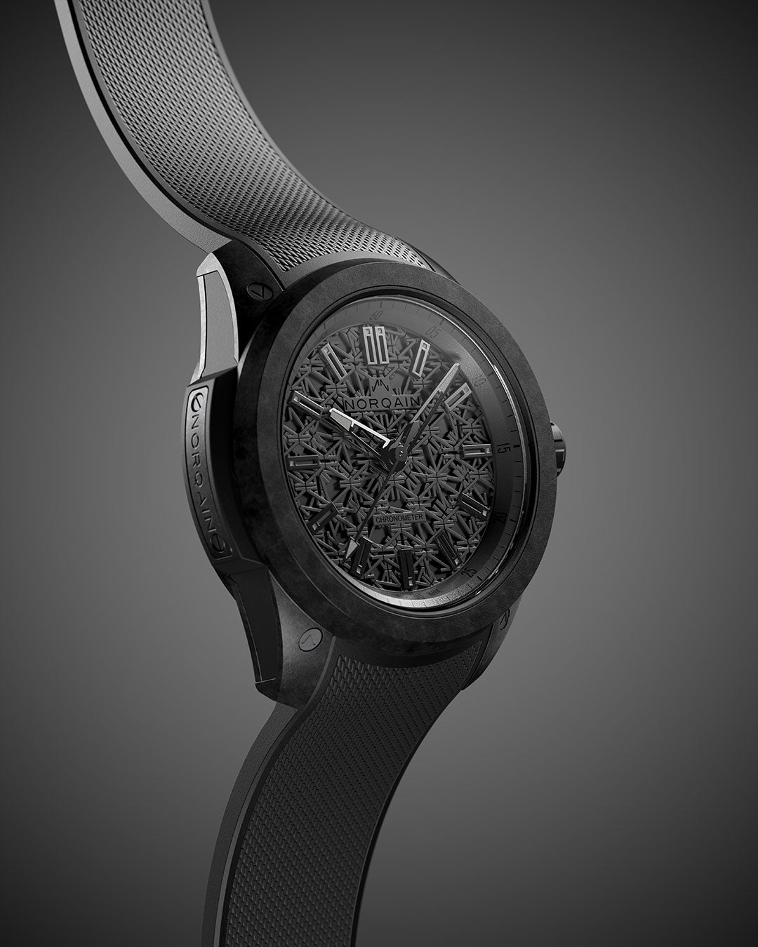 Wild One 42mm All black | NORQAIN Swiss Made Watches - NORQAIN