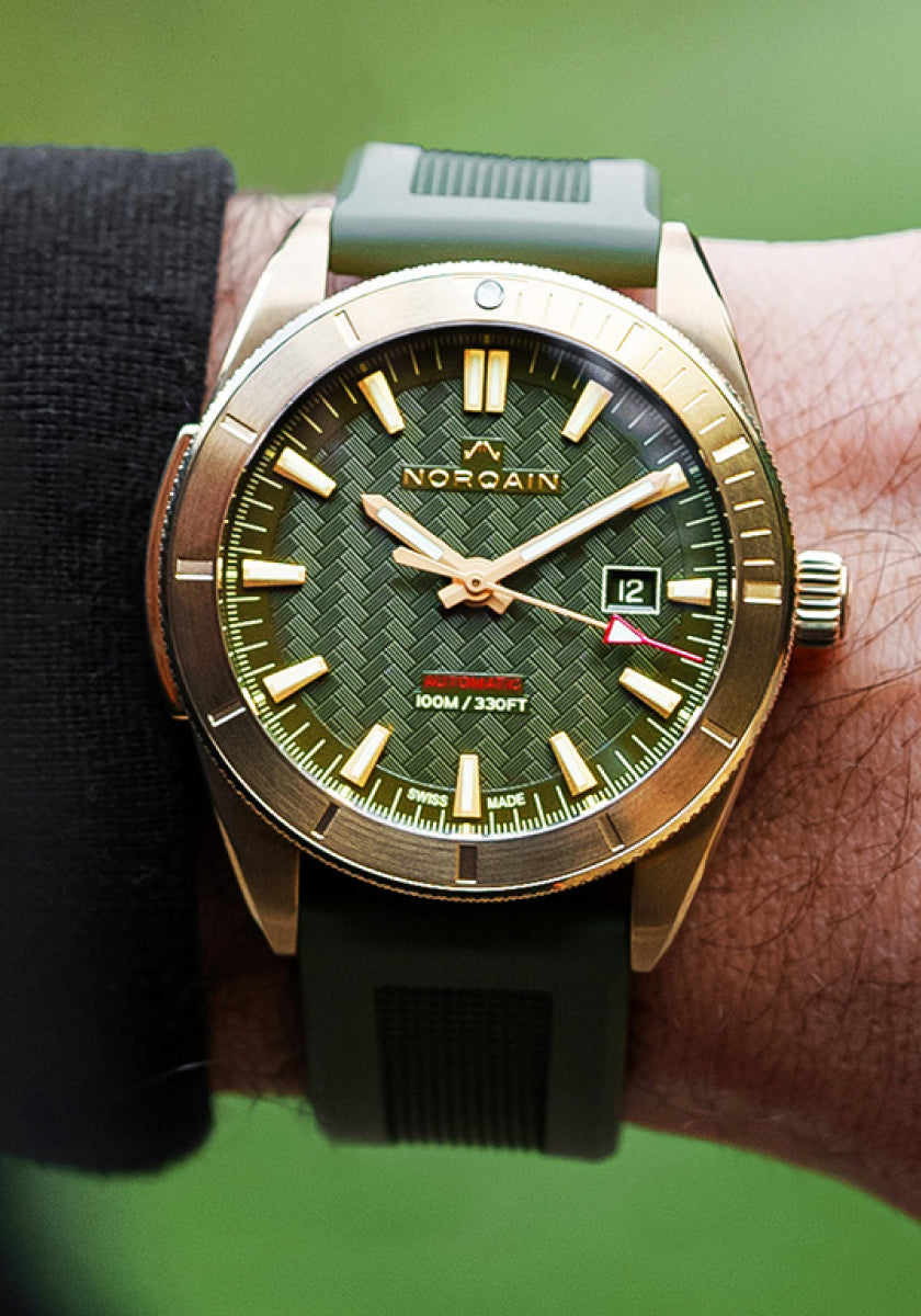 Adventure Sport 42mm Bronze Khaki | NORQAIN Swiss Made Watches