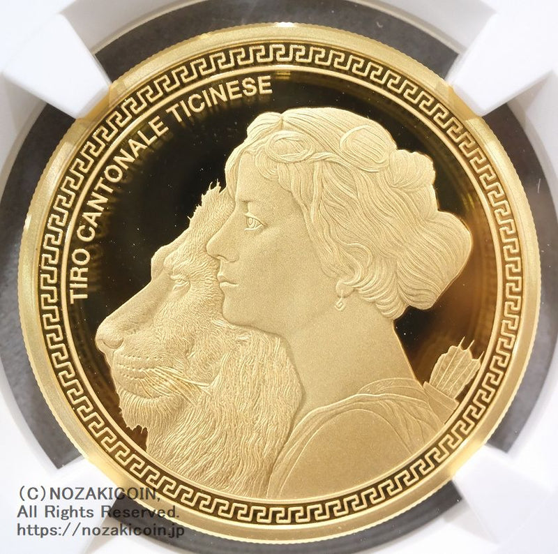 スイス 射撃祭 500フラン金貨 2025 Ticino NGC PF70 ULTRA CAMEO