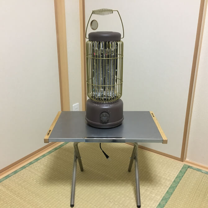 レビュー】お洒落でレトロ感満載な『レトロカーボンヒーター CLASSIC