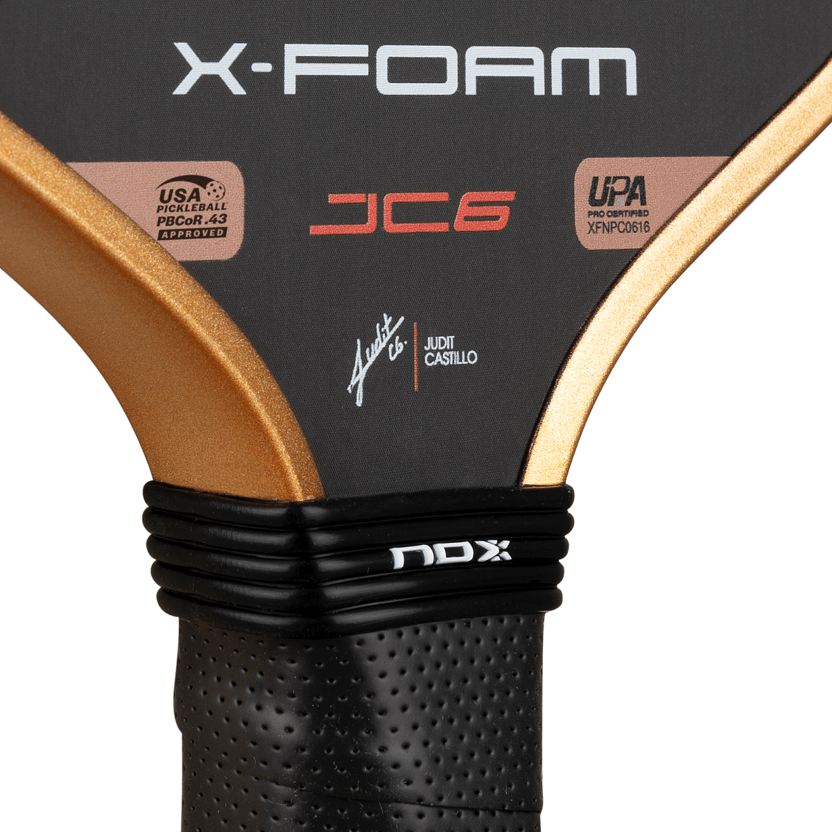NOX X-FOAM JC6 16 mm Pickleball Paddle | Collab. Judit Castillo
