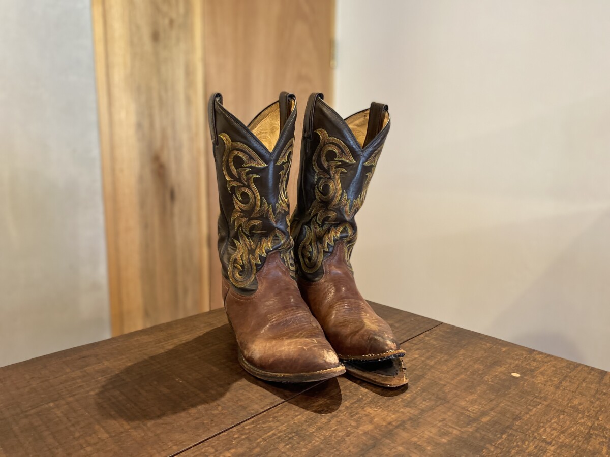 Tony Lama ウエスタンブーツ×JRレザーソール - 靴修理専門店 乃屋（の