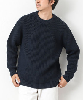 BATONER/バトナー】PURE MOHAIR SIGNATURE CREW NECK ピュアモヘヤ