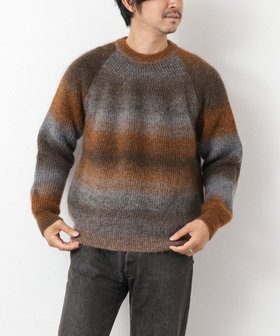 BATONER/バトナー】KASURI DYE SIGNATURE CREW NECK カスリ染め