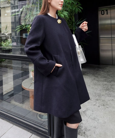 ノーカラーコート｜ジャケット/アウター｜NEW ARRIVAL｜NOLLEY'S MALL