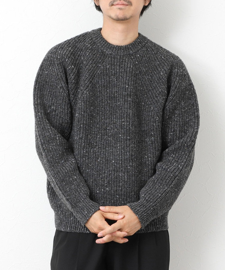 WEB限定】【BATONER/バトナー】DONEGAL SIGNATURE CREW NECK ドネガル