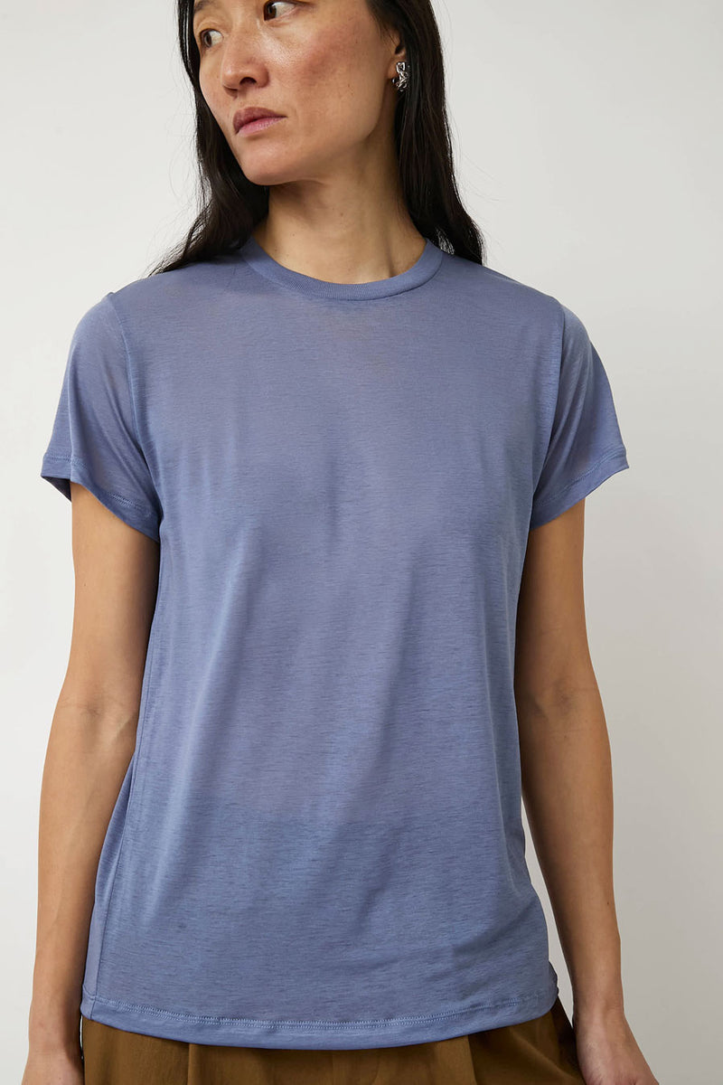 Baserange T-Shirt in Koel Blue – No.6 Store