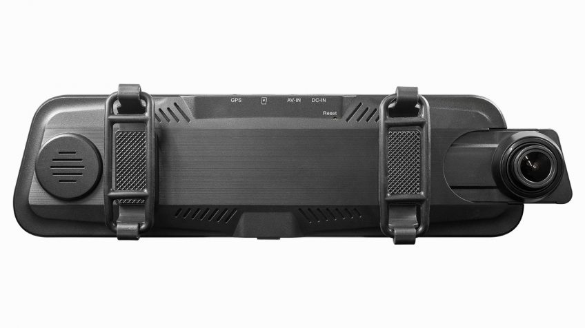 リアカメラ搭載 ルームミラー型ドライブレコーダー NDR-RC197FM