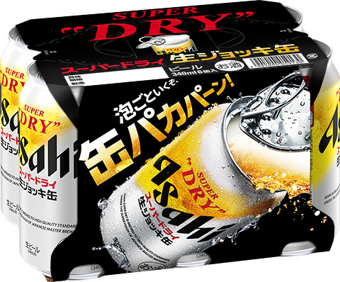 アサヒ スーパードライ 生ジョッキ缶 340ml 6缶: 酒類 | 東急ストア