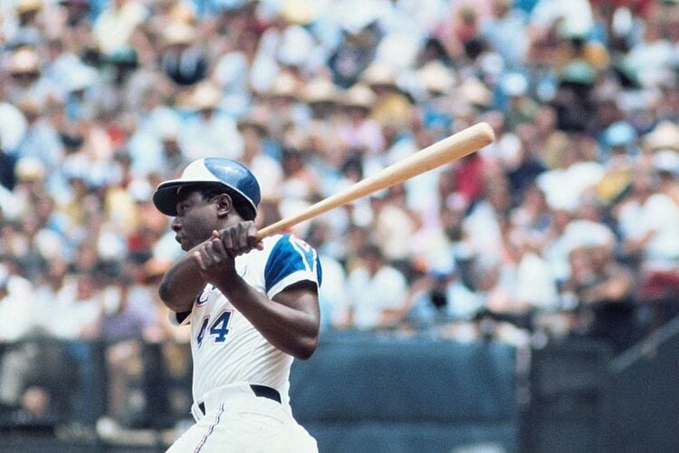 MLB ハンク・アーロン カード（ジャージ・バット） MLB ハンク