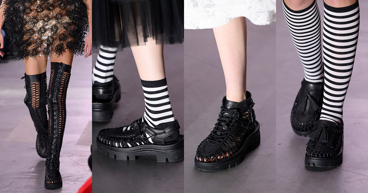 noir kei ninomiya」と「KEEN」によるコラボレーション！ニーハイ