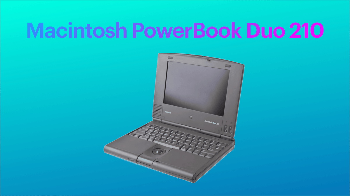 Remembering Owning The PowerBook Duo 210 — 1993-1994 - Numeric