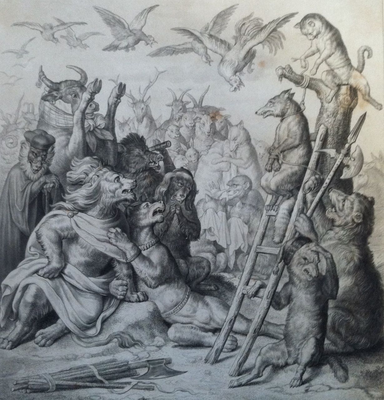 Kaulbach, Wilhelm von Illus. Reineke Fuchs Reynard the Fox