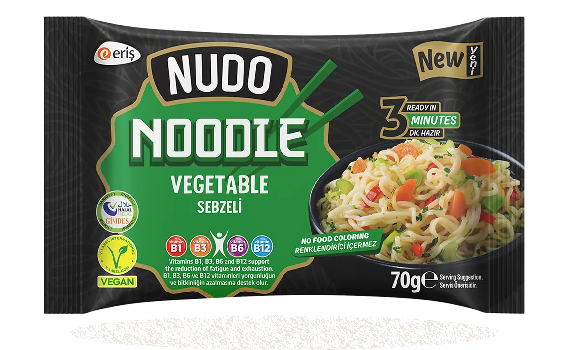 Nudo Sebzeli Poşet Noodle