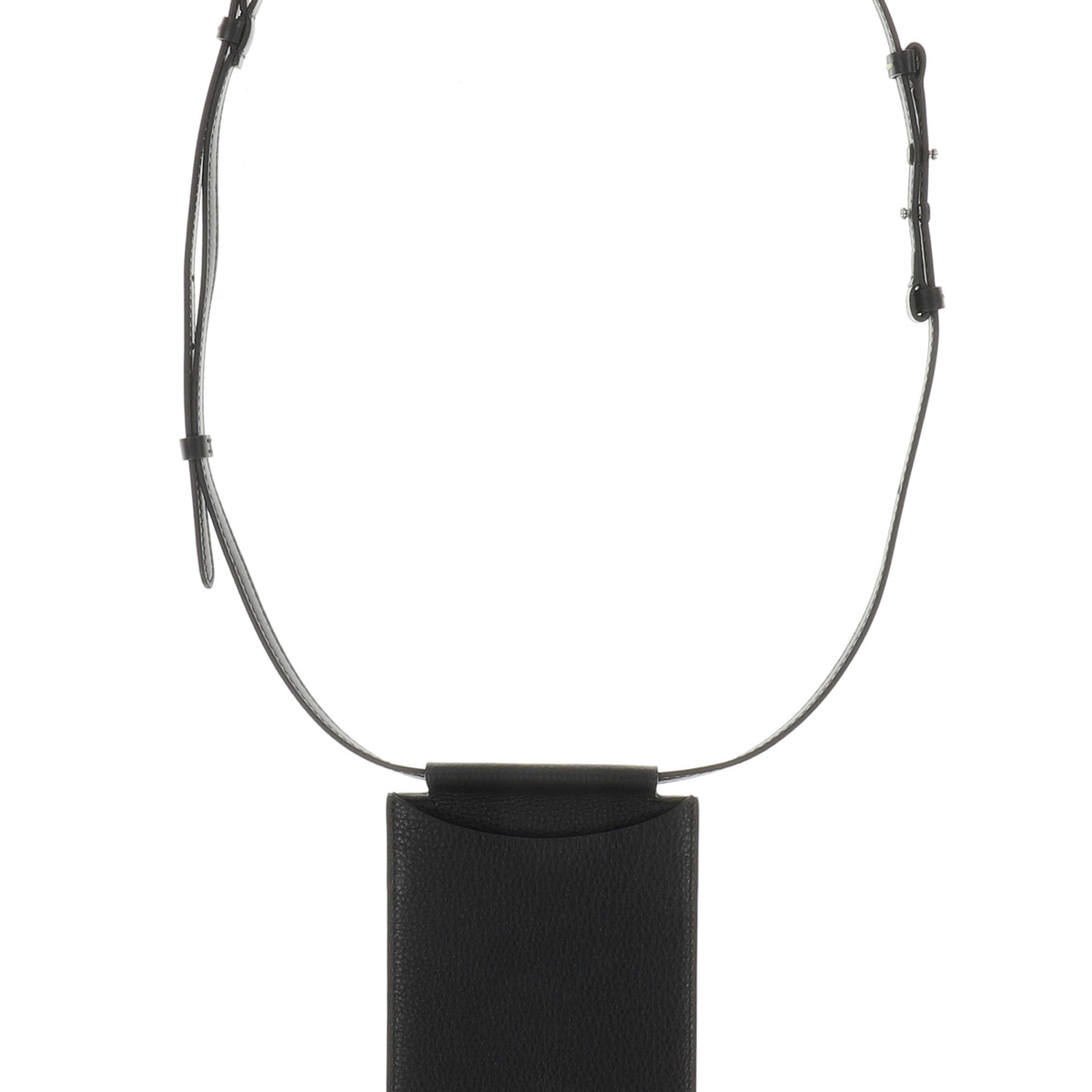 Maison Margiela メゾン マルジェラ SS25 PHONE NECK POUCH / BLK - NUBIAN