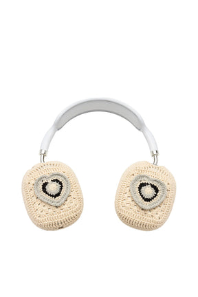 BASICKS ベイシックス SS25 AIRPODS MAC CROCHET CASE / WHT - NUBIAN
