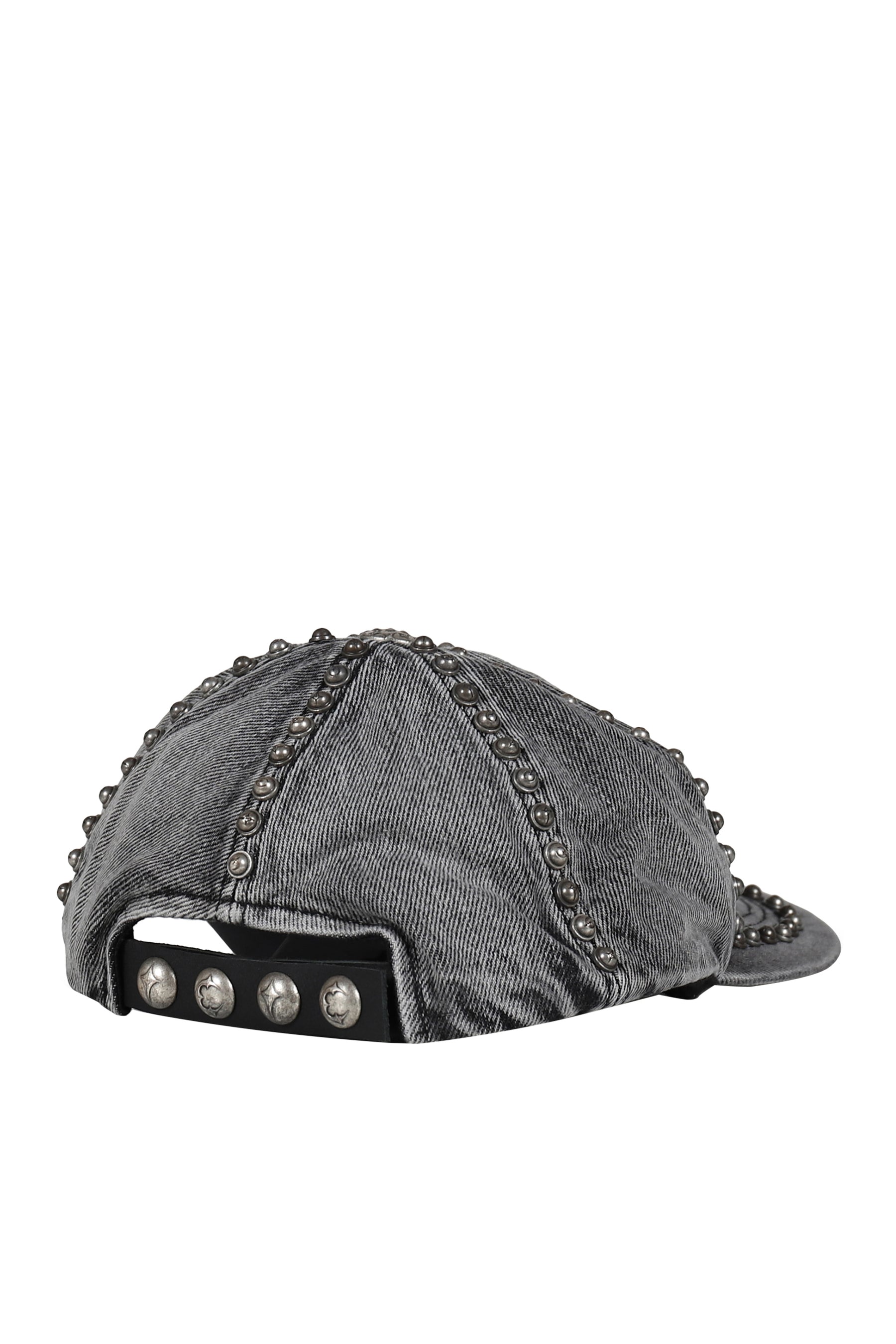 Thug Club サグクラブ FW25 STUDDED DENIM CAP / BLK - NUBIAN ヌビアン