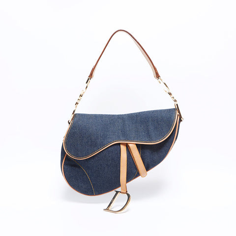 クリスチャンディオール Christian Dior サドルバッグ デニム