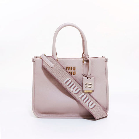 ミュウ ミュウ Miu Miu ヴィッテロダイノレザー 2way ショルダーバッグ