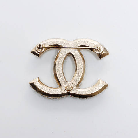 シャネル CHANEL ココマーク A15B パール ブローチ ゴールド WS8445