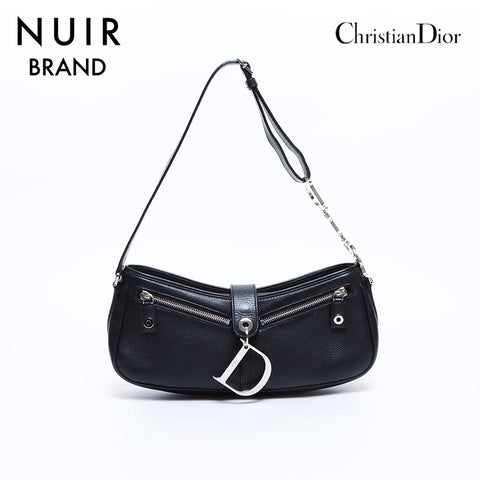 クリスチャンディオール Christian Dior レザー ロゴ チャーム