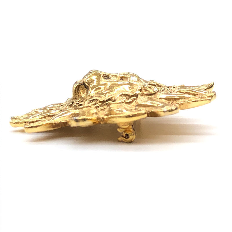 シャネル CHANEL ライオン ブローチ ゴールド C2694 – NUIR VINTAGE