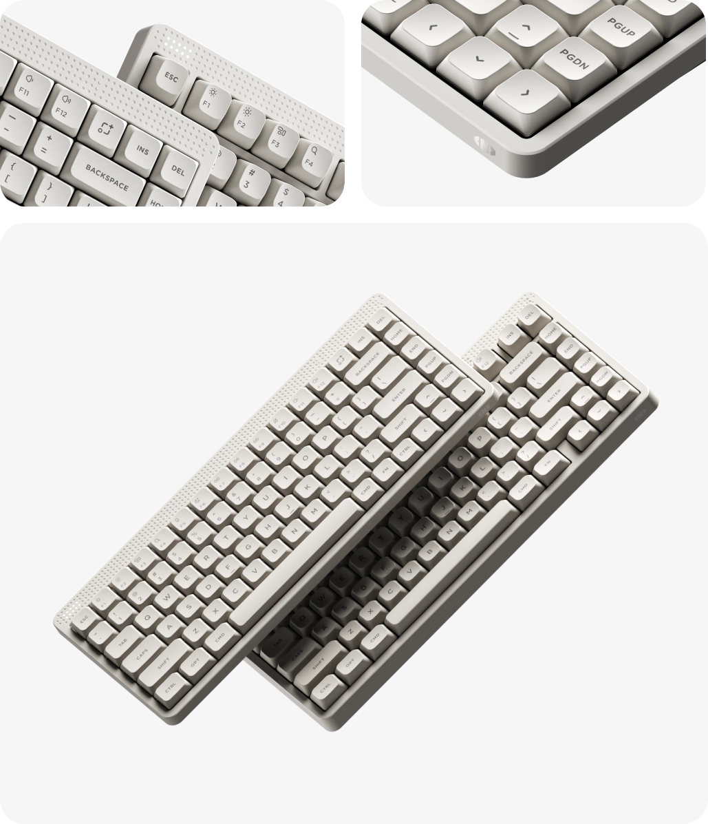 Nuphy Node75 Lunar White 赤軸 Nuphy Node75 Lunar White 赤軸 ロー