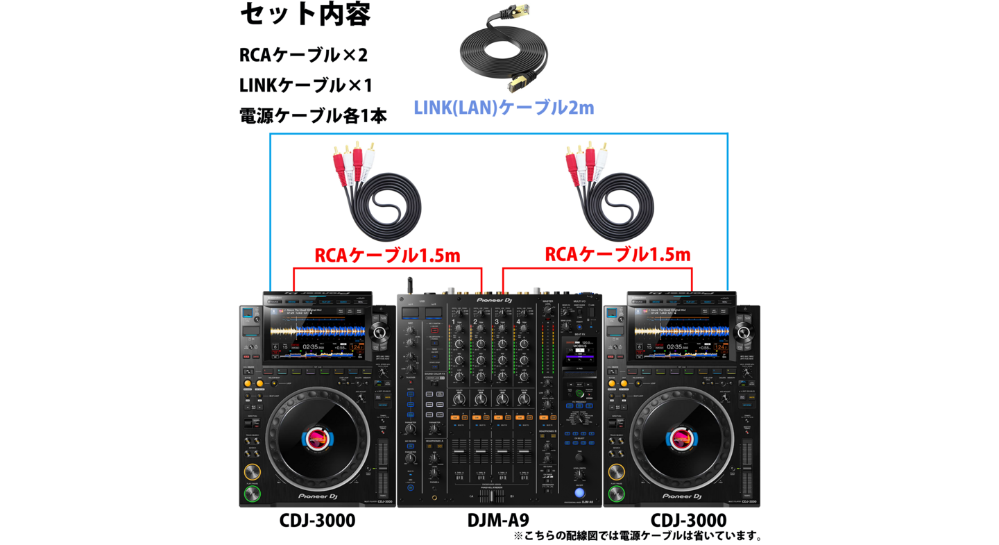 DJセットS (DJM-A9) | ネクサスミュージック - 全国配送DJ機材レンタル