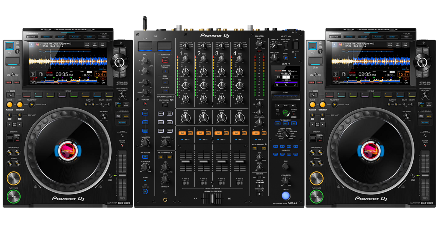 DJセットS (DJM-A9) | ネクサスミュージック - 全国配送DJ機材レンタル