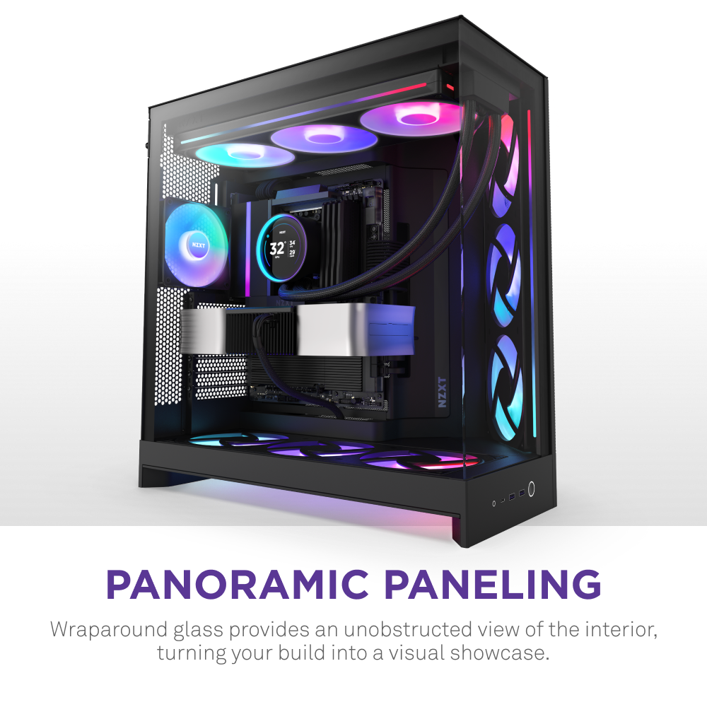 NZXT | H9 Flow RGB | Dual-Chamber Mid-Tower ATX Case